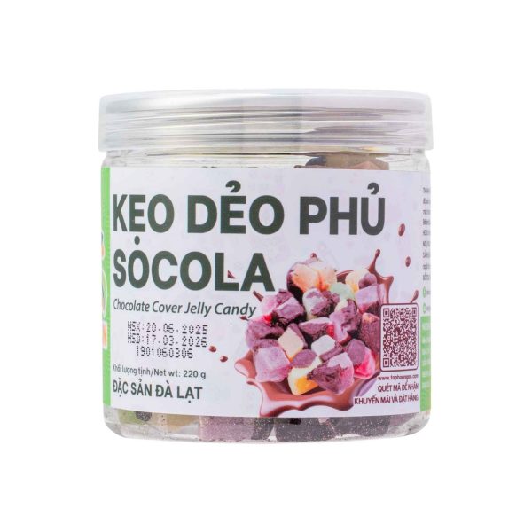 Kẹo dẻo phủ Socola